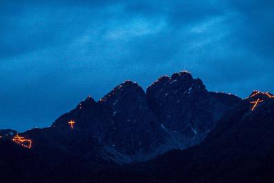 Herz Jesu Feuer in Südtirol